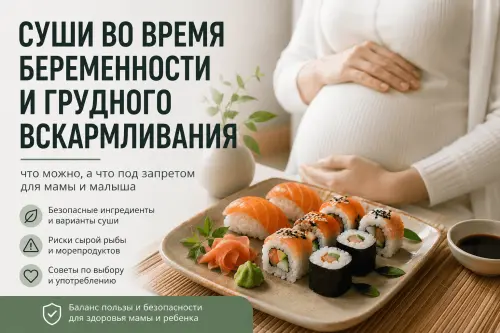 Можно ли есть суши и роллы при беременности и ГВ